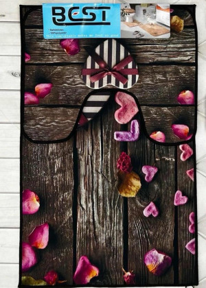 Коврик для ванны и туалета 2шт 148736