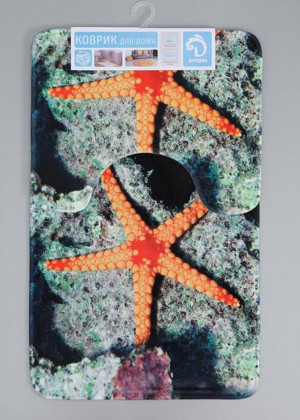 Коврик для ванны и туалета 2шт 148738