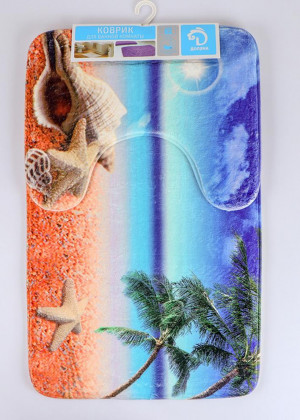 Коврик для ванны и туалета 2шт 148745