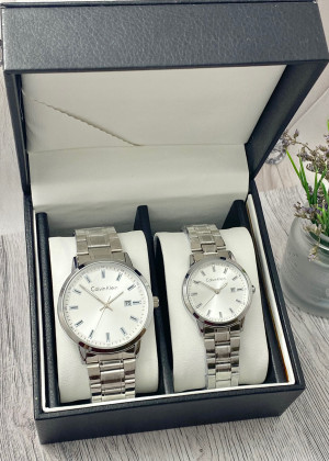 Подарочный набор часы для мужчин и для женщин + коробка 151157
