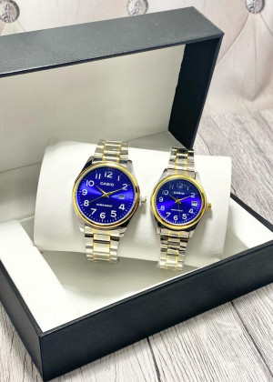 Подарочный набор часы для мужчин и для женщин + коробка 151159