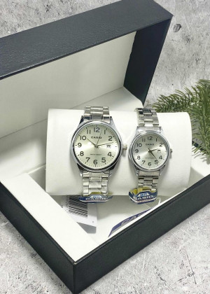 Подарочный набор часы для мужчин и для женщин + коробка 151162