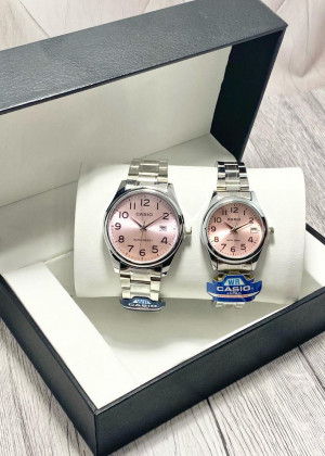 Подарочный набор часы для мужчин и для женщин + коробка 151166