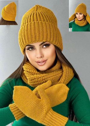 Шапка + шарф и перчатки 157141