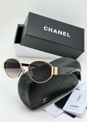 Набор женские солнцезащитные очки, коробка, чехол + салфетки 160031