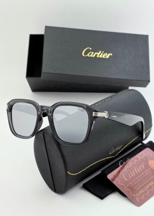 Набор мужские солнцезащитные очки, коробка, чехол + салфетки 160203