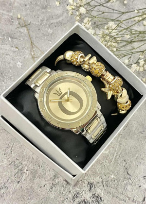 Подарочный набор для женщин часы и браслет+ коробка 161629