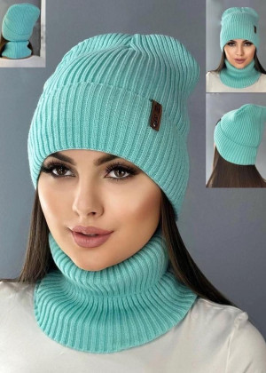 Шапка + шарф 2в1 164235