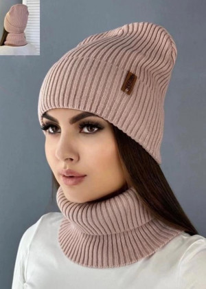 Шапка + шарф 2в1 164238