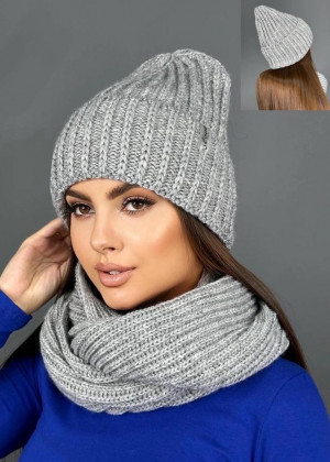 Шапка + шарф 2в1 164253