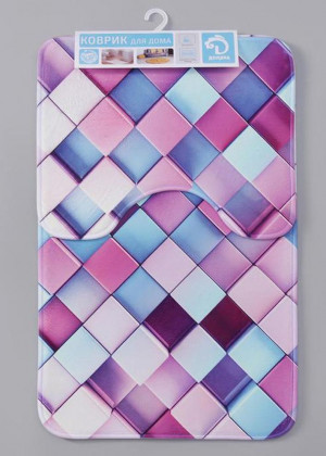 Коврик для ванны и туалета 2шт 164594