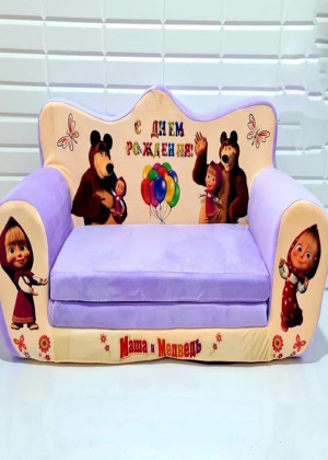 Детское мягкое раскладное кресло - кровать 166508