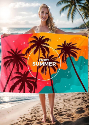 Полотенце для бани и для пляжа 170701