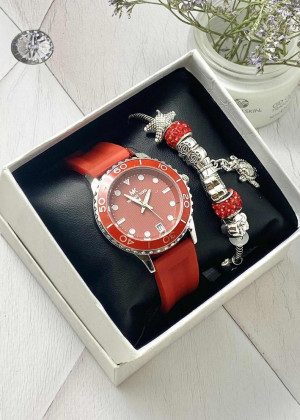 Подарочный набор для женщин часы и браслет+ коробка 170752