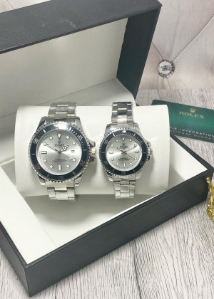 Подарочный набор часы для мужчин и для женщин + коробка 170901