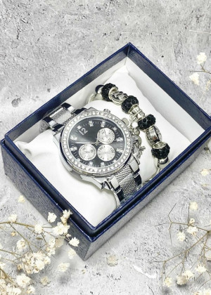 Подарочный набор для женщин часы и браслет+ коробка 170941