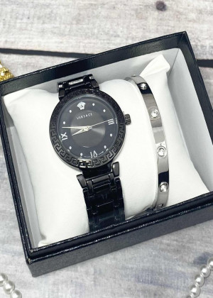 Подарочный набор для женщин часы и браслет+ коробка 170976