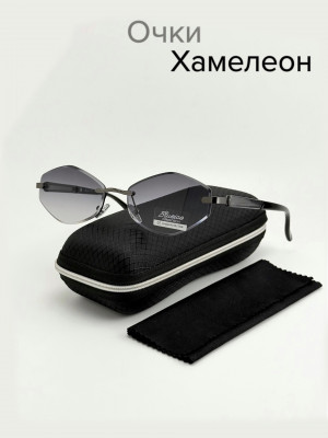 Набор женские солнцезащитные очки, коробка, чехол + салфетки 178067